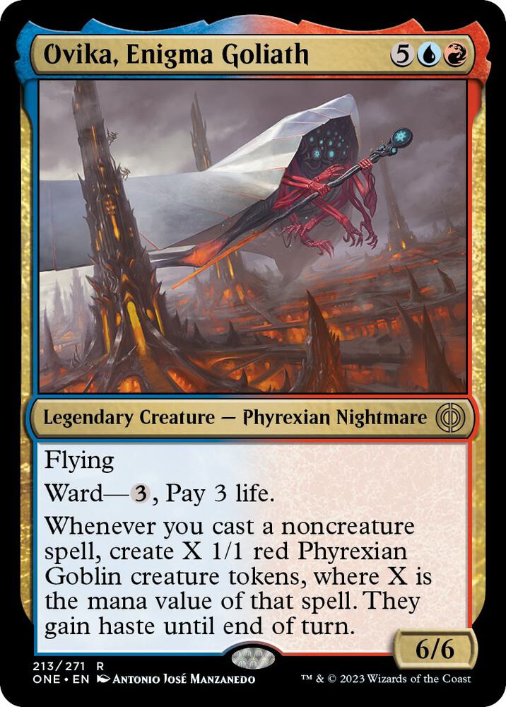 Ovika, Enigma Goliath (213) [Phyrexia: All Will Be One]