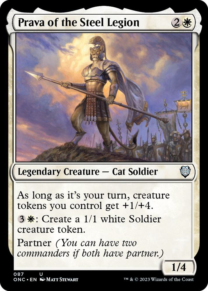 Prava of the Steel Legion (87) [Phyrexia: All Will Be One Commander]