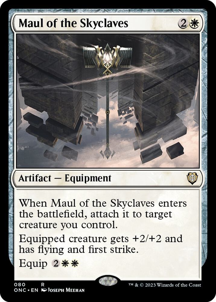 Maul of the Skyclaves (80) [Phyrexia: All Will Be One Commander]