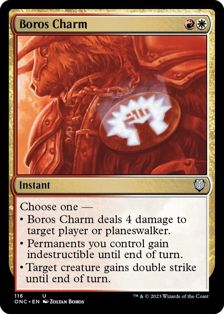 Boros Charm (116) [Phyrexia: All Will Be One Commander]