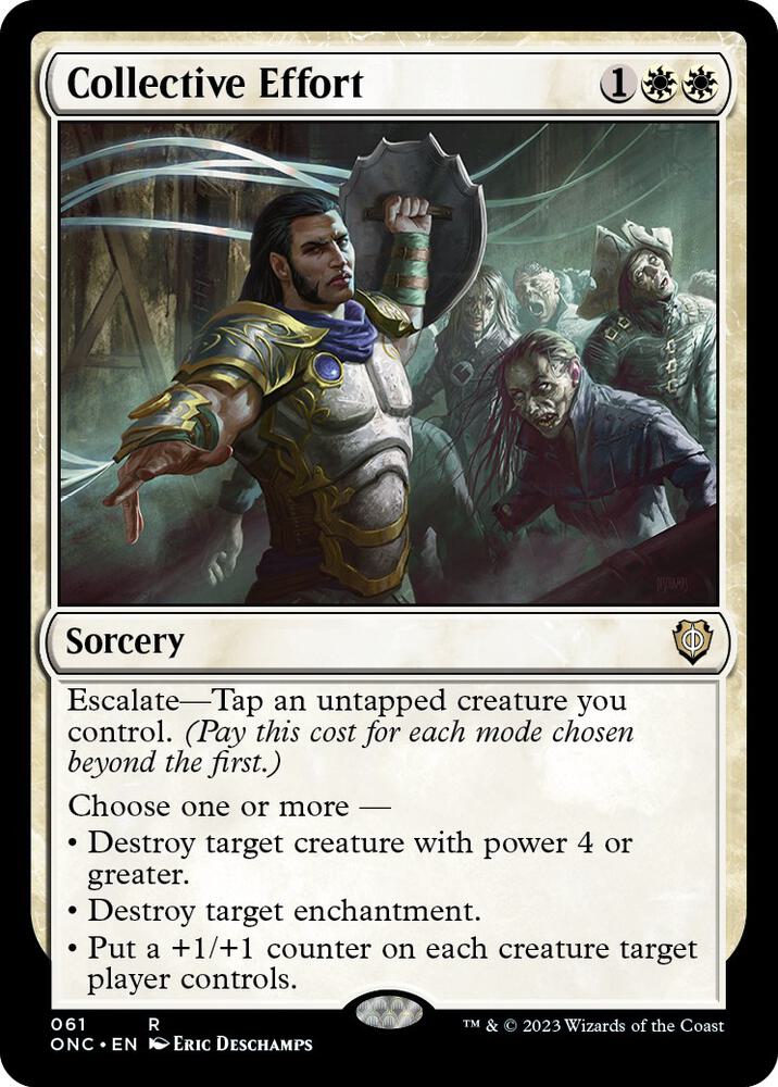 Collective Effort (61) [Phyrexia: All Will Be One Commander]
