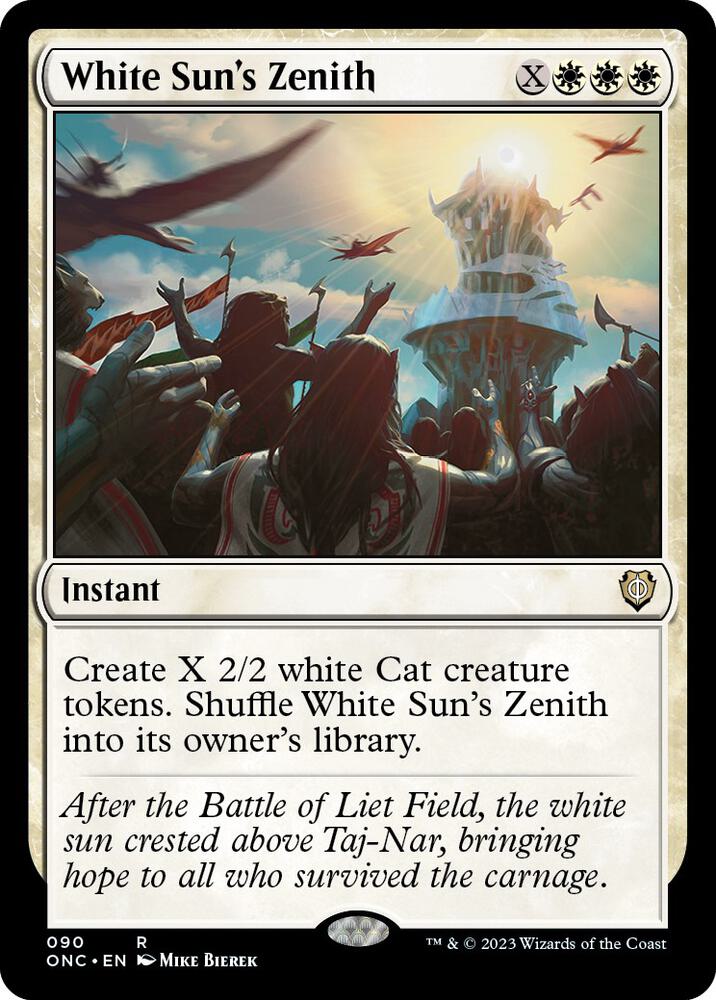 White Sun's Zenith (90) [Phyrexia: All Will Be One Commander]