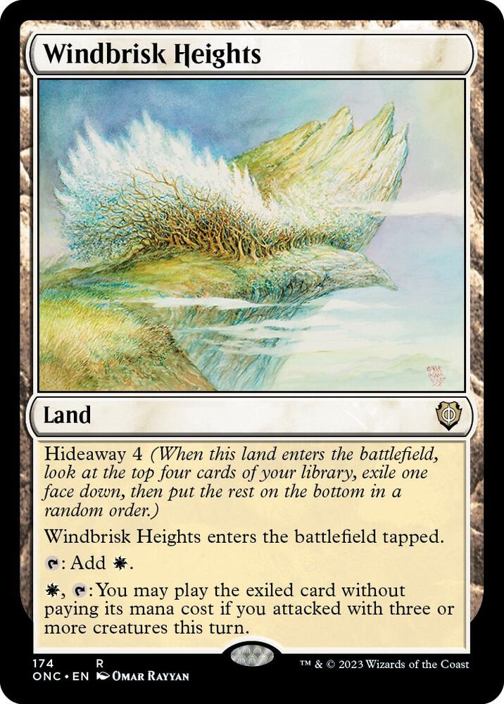 Windbrisk Heights (174) [Phyrexia: All Will Be One Commander]