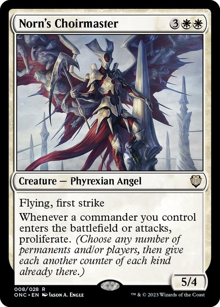 Norn's Choirmaster (8) [Phyrexia: All Will Be One Commander]