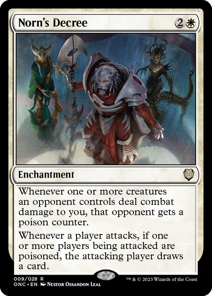 Norn's Decree (9) [Phyrexia: All Will Be One Commander]