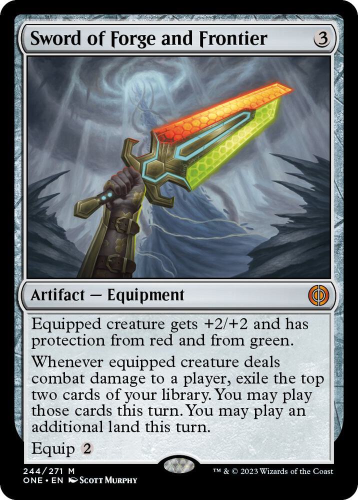 Sword of Forge and Frontier (244) [Phyrexia: All Will Be One]
