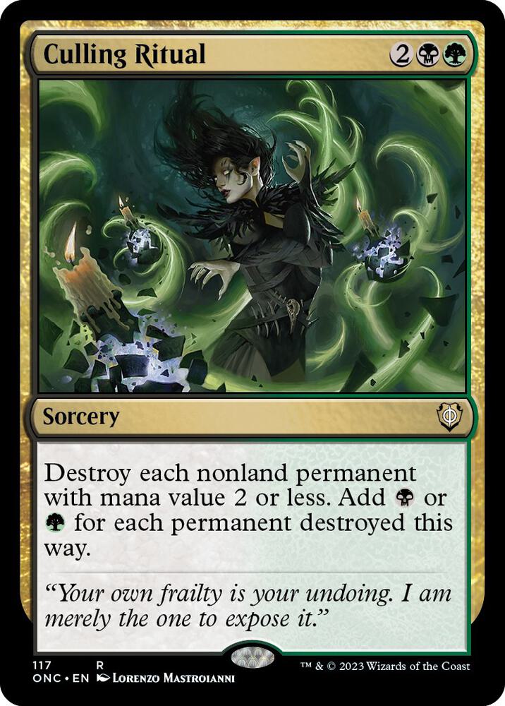 Culling Ritual (117) [Phyrexia: All Will Be One Commander]