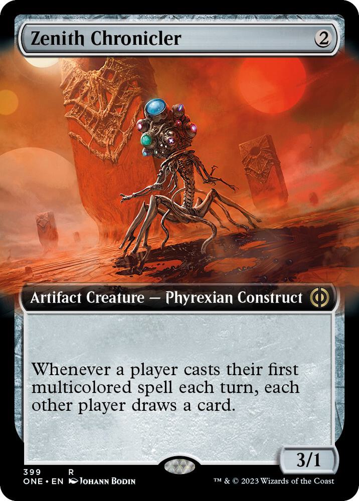 Zenith Chronicler (Extended Art) (399) [Phyrexia: All Will Be One] [Extended Art]