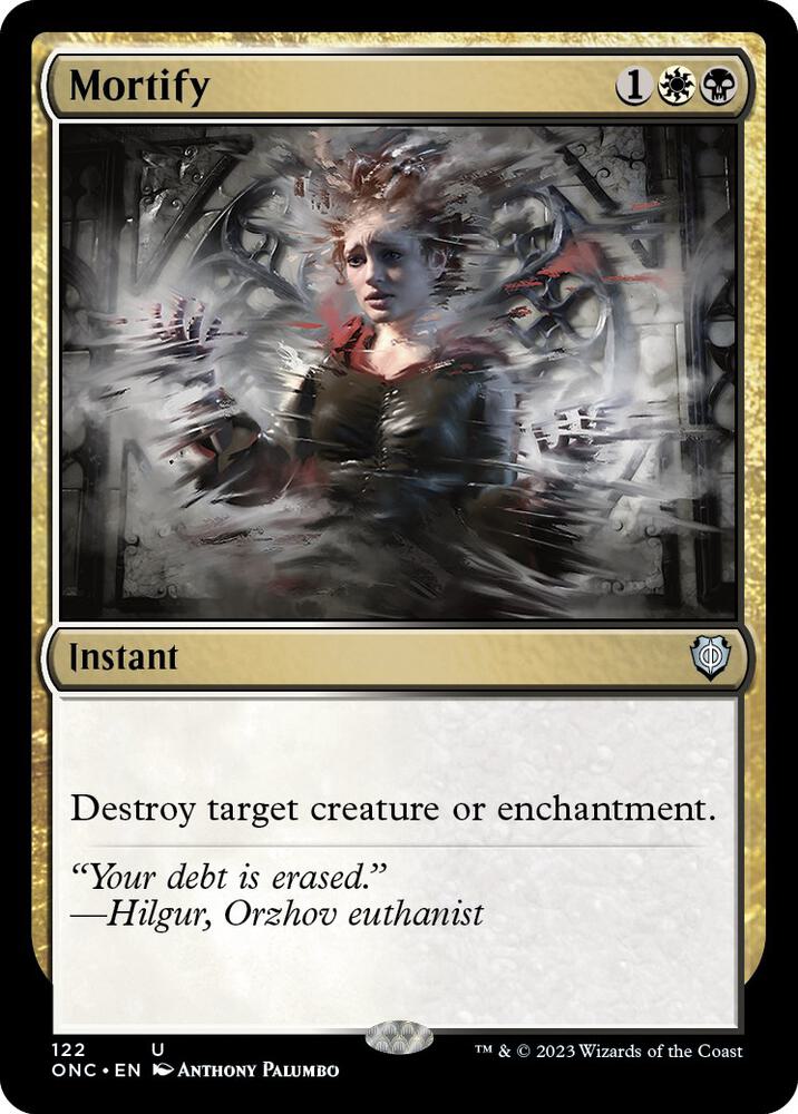 Mortify (122) [Phyrexia: All Will Be One Commander]