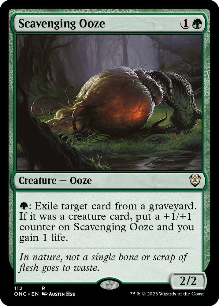 Scavenging Ooze (112) [Phyrexia: All Will Be One Commander]