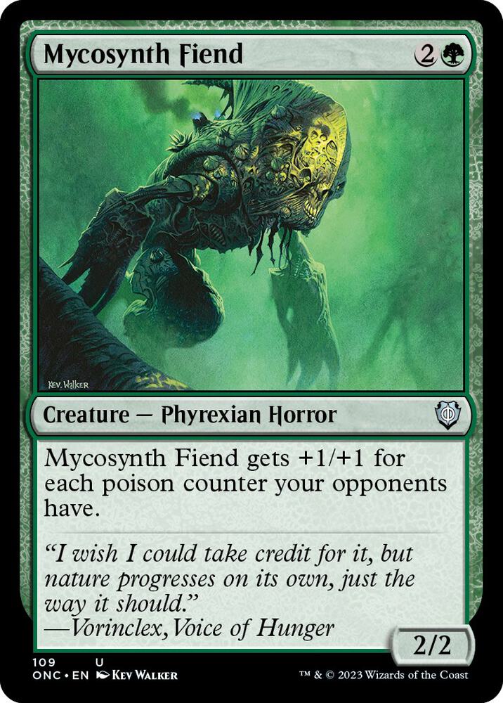 Mycosynth Fiend (109) [Phyrexia: All Will Be One Commander]