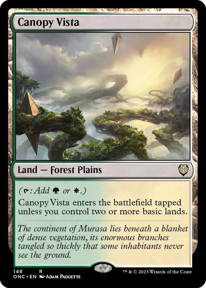 Canopy Vista (148) [Phyrexia: All Will Be One Commander]