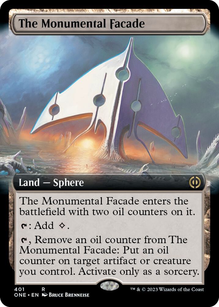 The Monumental Facade (Extended Art) (401) [Phyrexia: All Will Be One] [Extended Art]