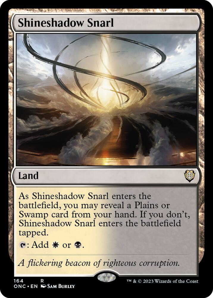 Shineshadow Snarl (164) [Phyrexia: All Will Be One Commander]