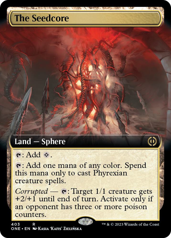 The Seedcore (Extended Art) (403) [Phyrexia: All Will Be One] [Extended Art]