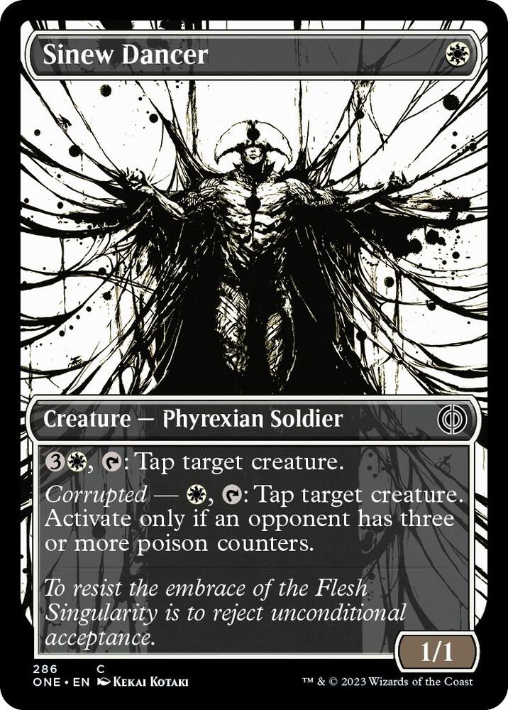 Sinew Dancer (Showcase) (286) [Phyrexia: All Will Be One] [Showcase]