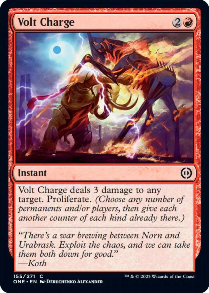 Volt Charge (155) [Phyrexia: All Will Be One]