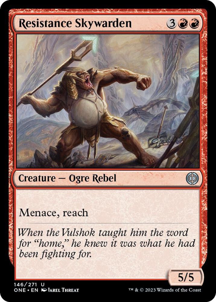 Resistance Skywarden (146) [Phyrexia: All Will Be One]