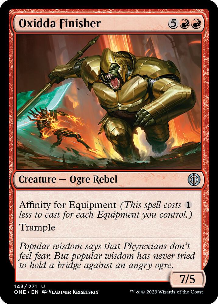 Oxidda Finisher (143) [Phyrexia: All Will Be One]