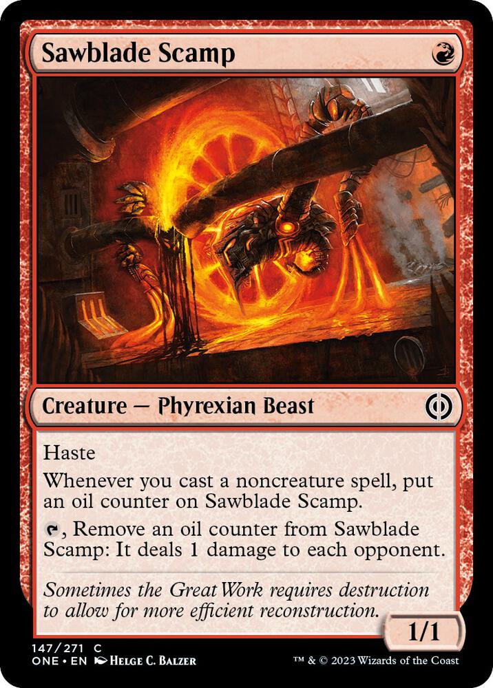 Sawblade Scamp (147) [Phyrexia: All Will Be One]