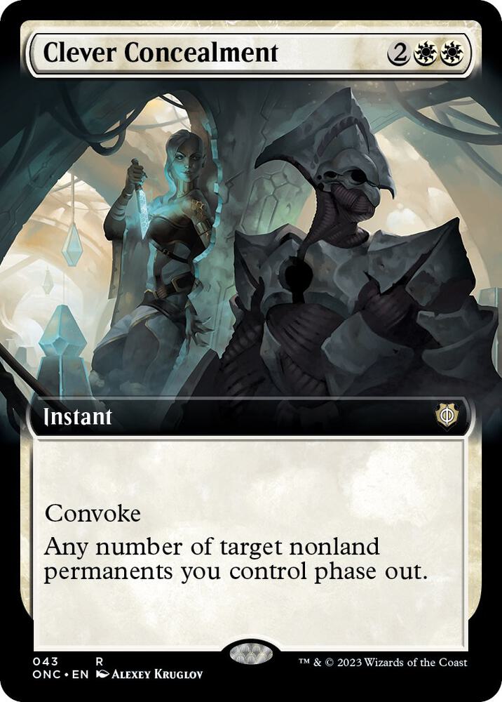 Clever Concealment (Extended Art) (43) [Phyrexia: All Will Be One Commander] [Extended Art]