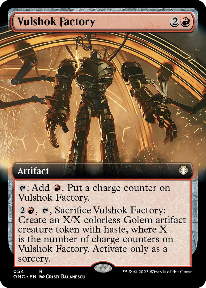 Vulshok Factory (Extended Art) (54) [Phyrexia: All Will Be One Commander] [Extended Art]