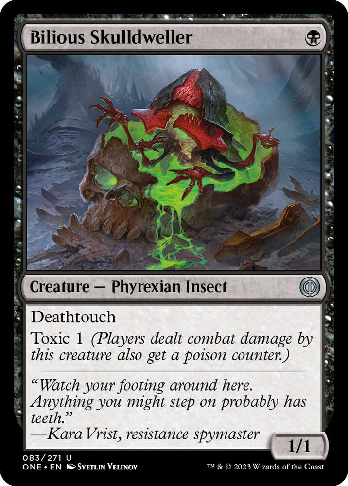 Bilious Skulldweller (83) [Phyrexia: All Will Be One]
