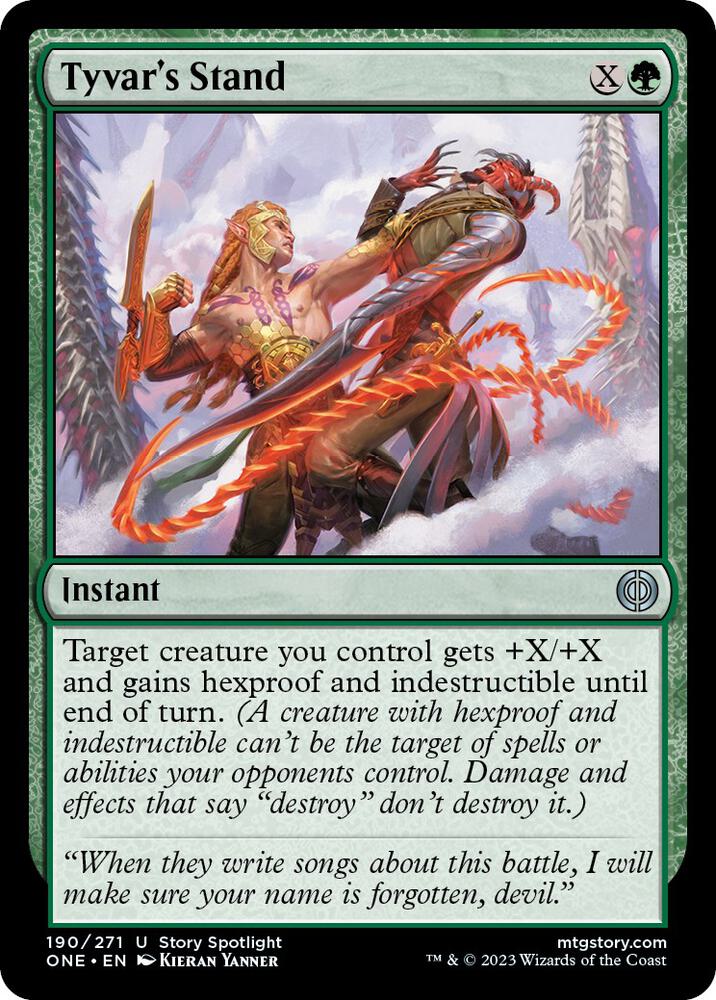 Tyvar's Stand (190) [Phyrexia: All Will Be One]