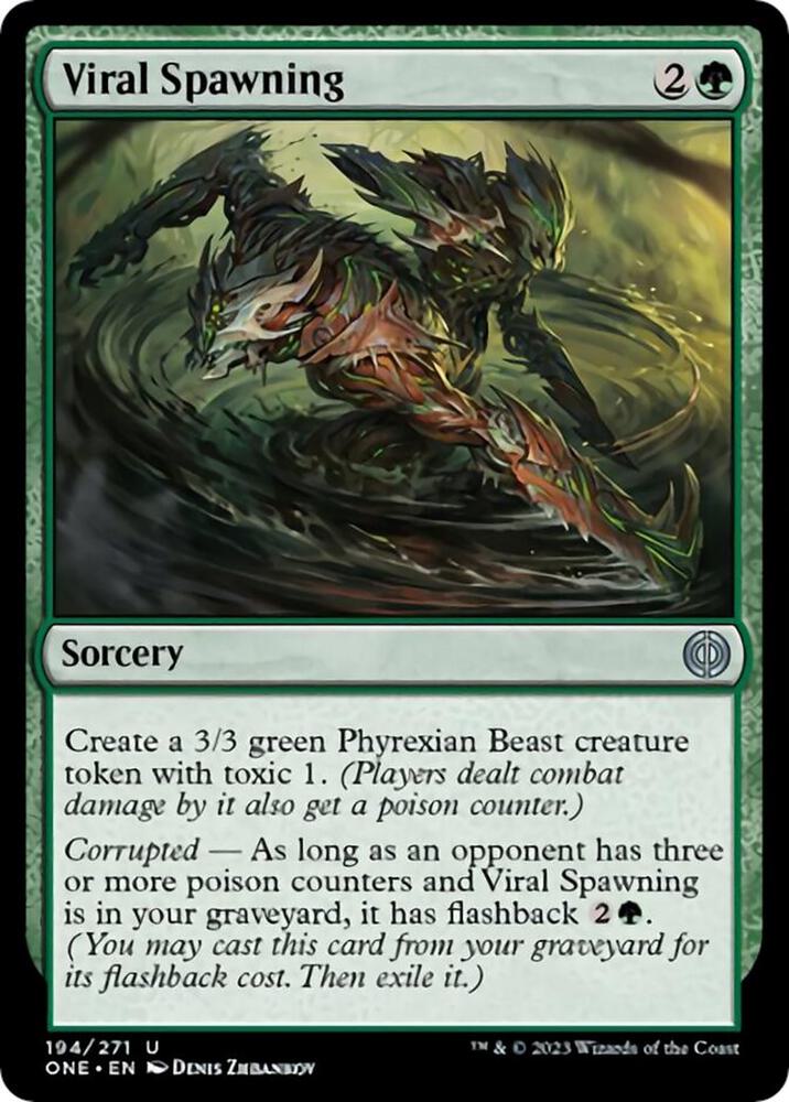 Viral Spawning (194) [Phyrexia: All Will Be One]