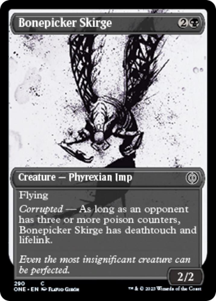 Bonepicker Skirge (Showcase) (290) [Phyrexia: All Will Be One] [Showcase]