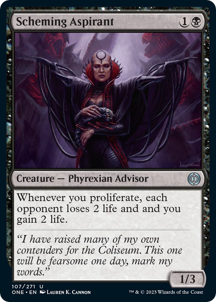 Scheming Aspirant (107) [Phyrexia: All Will Be One]