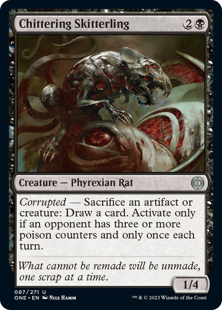 Chittering Skitterling (87) [Phyrexia: All Will Be One]
