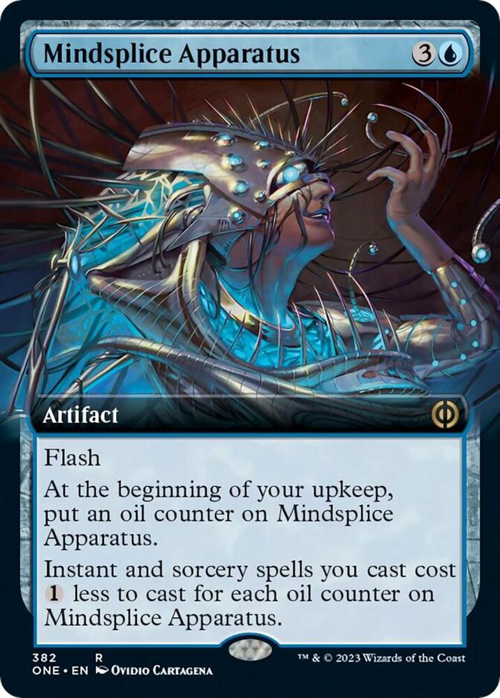 Mindsplice Apparatus (Extended Art) (382) [Phyrexia: All Will Be One] [Extended Art]