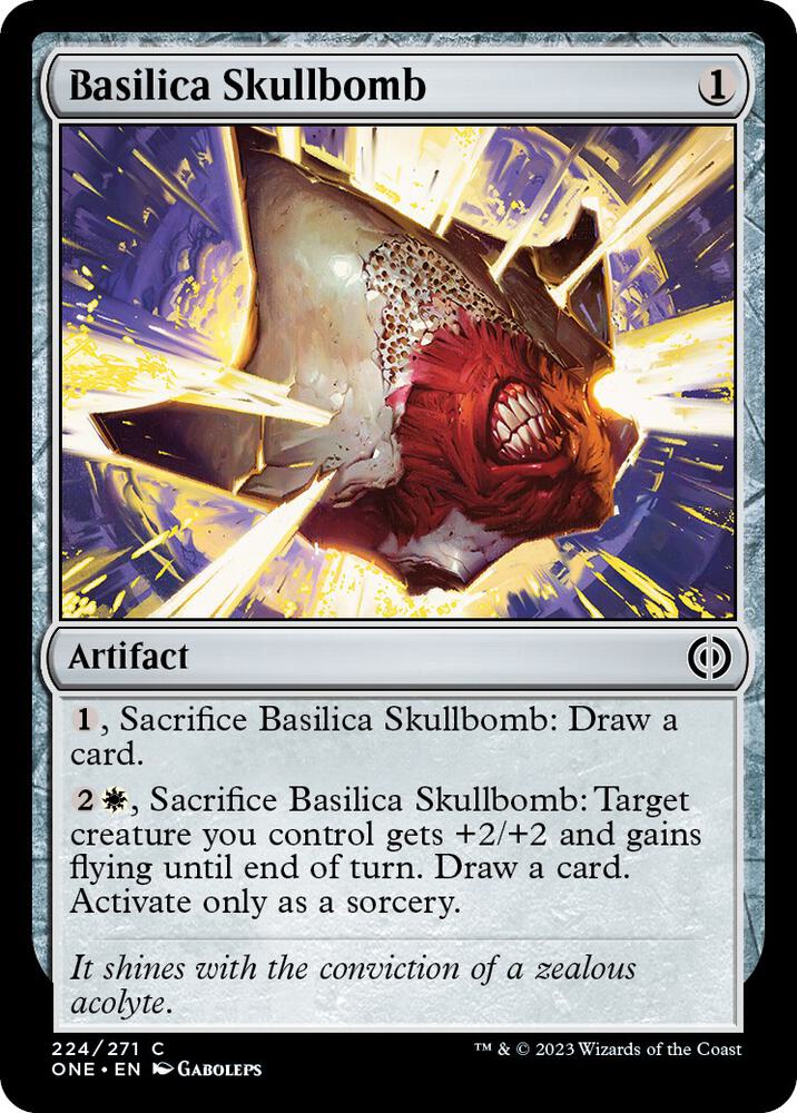 Basilica Skullbomb (224) [Phyrexia: All Will Be One]