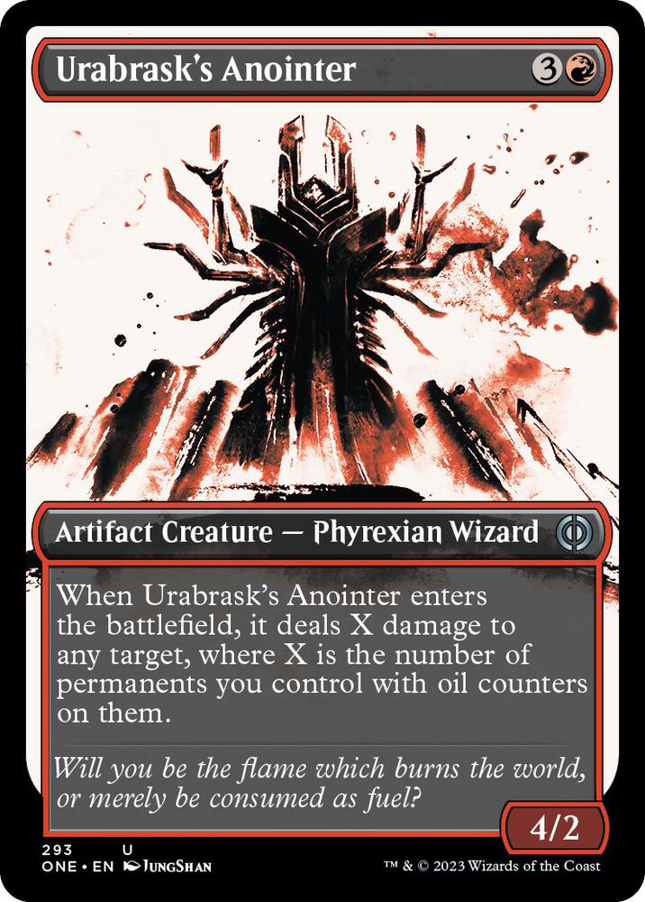 Urabrask's Anointer (Showcase) (293) [Phyrexia: All Will Be One] [Showcase]