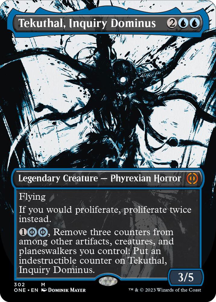 Tekuthal, Inquiry Dominus (Showcase) (302) [Phyrexia: All Will Be One] [Showcase, Borderless]