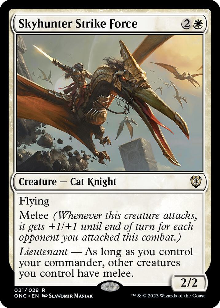 Skyhunter Strike Force (21) [Phyrexia: All Will Be One Commander]