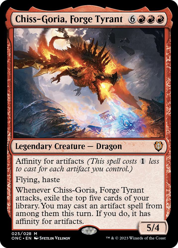 Chiss-Goria, Forge Tyrant (25) [Phyrexia: All Will Be One Commander]