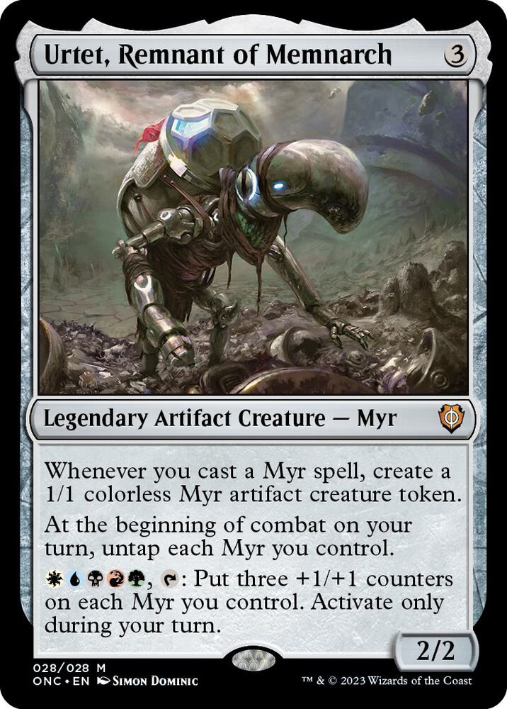 Urtet, Remnant of Memnarch (28) [Phyrexia: All Will Be One Commander]