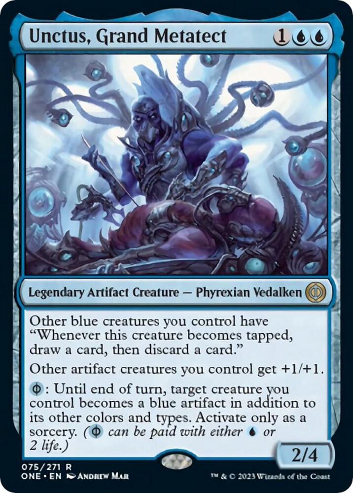 Unctus, Grand Metatect (75) [Phyrexia: All Will Be One]