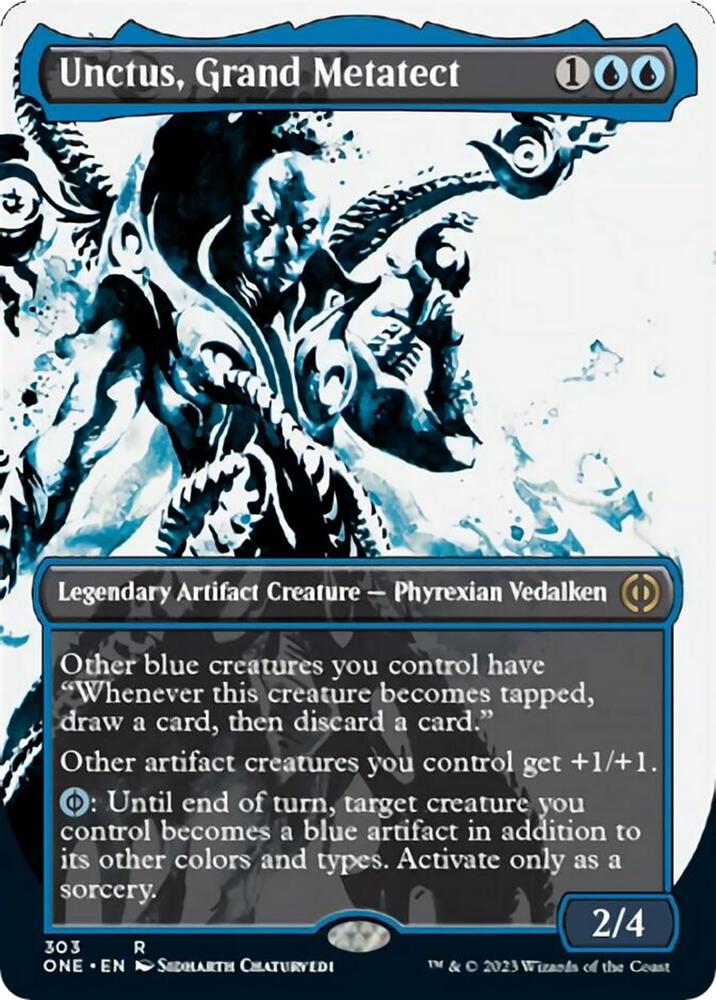 Unctus, Grand Metatect (Showcase) (303) [Phyrexia: All Will Be One] [Showcase, Borderless]