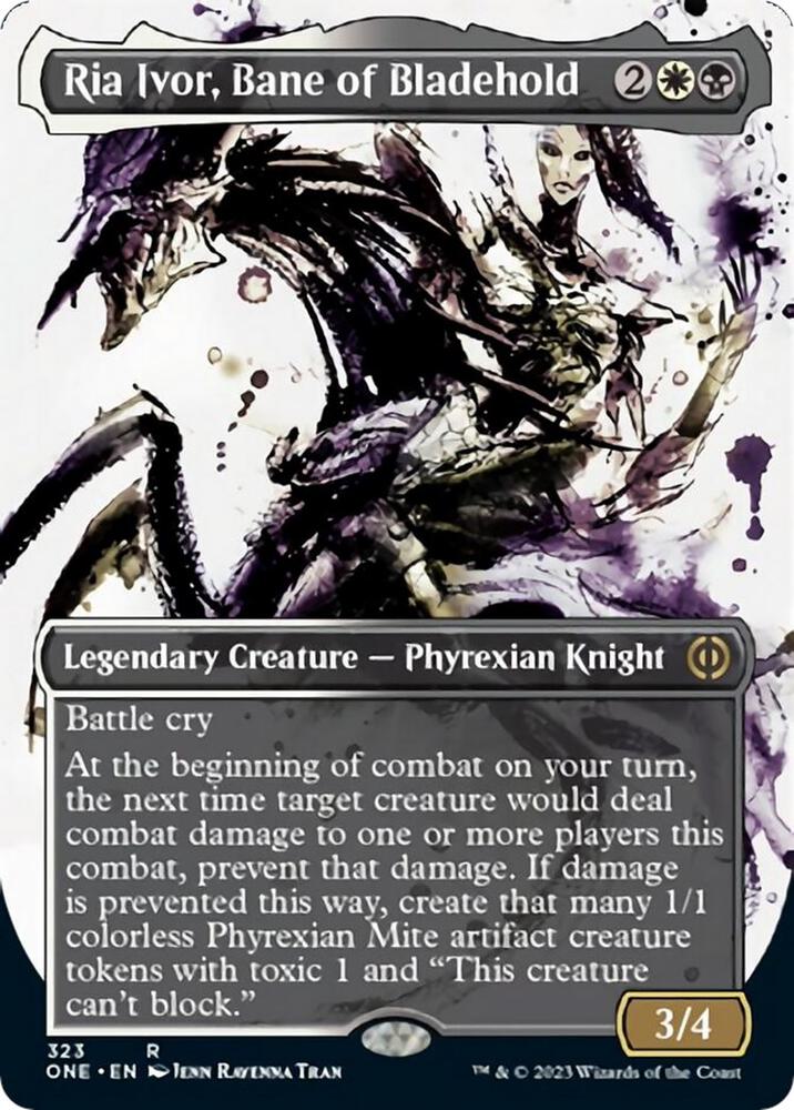Ria Ivor, Bane of Bladehold (Showcase) (323) [Phyrexia: All Will Be One] [Showcase, Borderless]