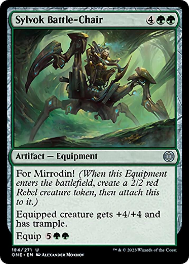 Sylvok Battle-Chair (184) [Phyrexia: All Will Be One]