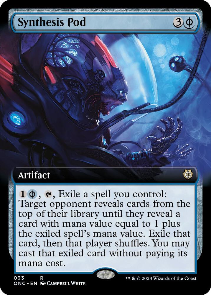 Synthesis Pod (Extended Art) (33) [Phyrexia: All Will Be One Commander] [Extended Art]