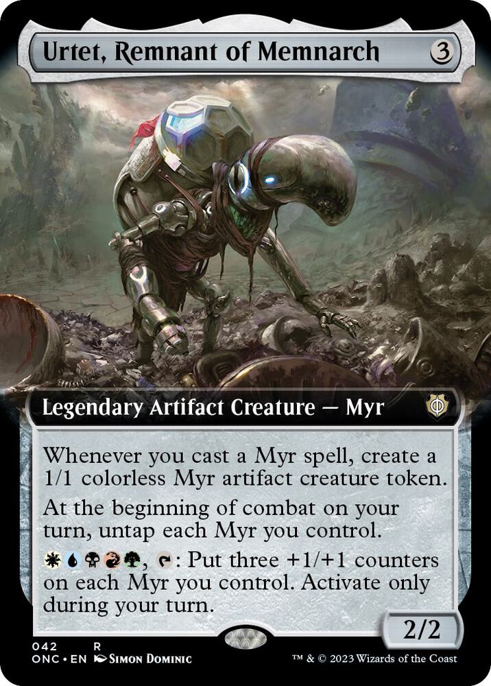 Urtet, Remnant of Memnarch (Extended Art) (42) [Phyrexia: All Will Be One Commander] [Extended Art]