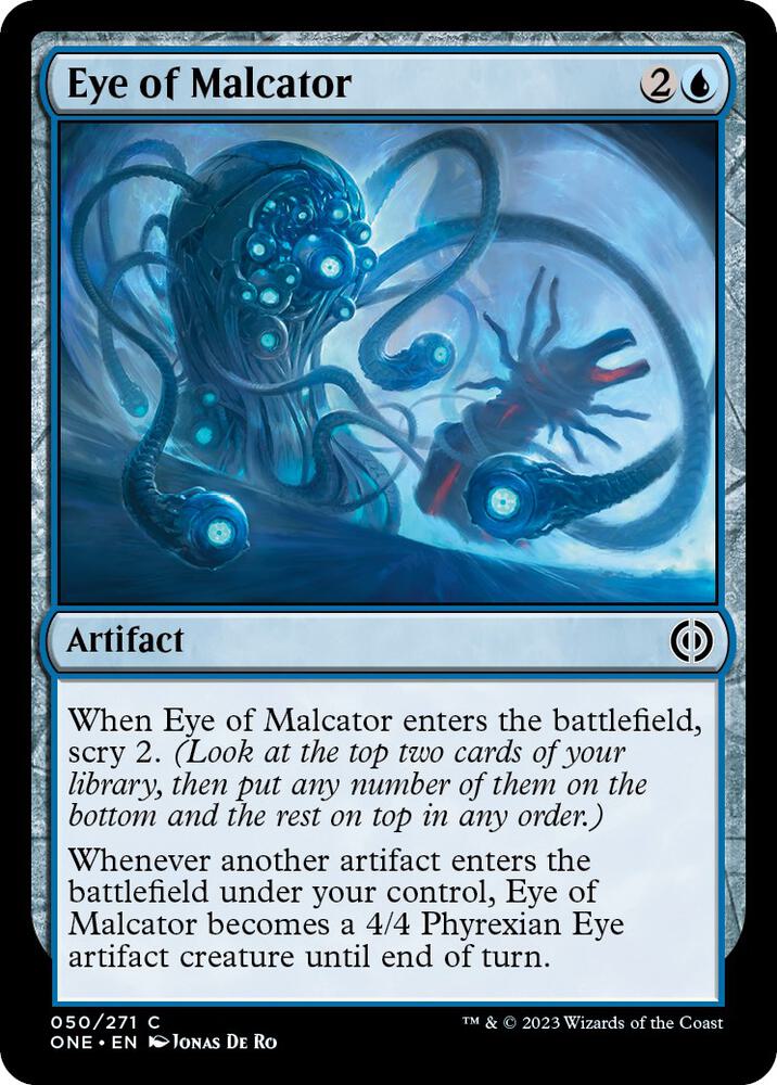 Eye of Malcator (50) [Phyrexia: All Will Be One]