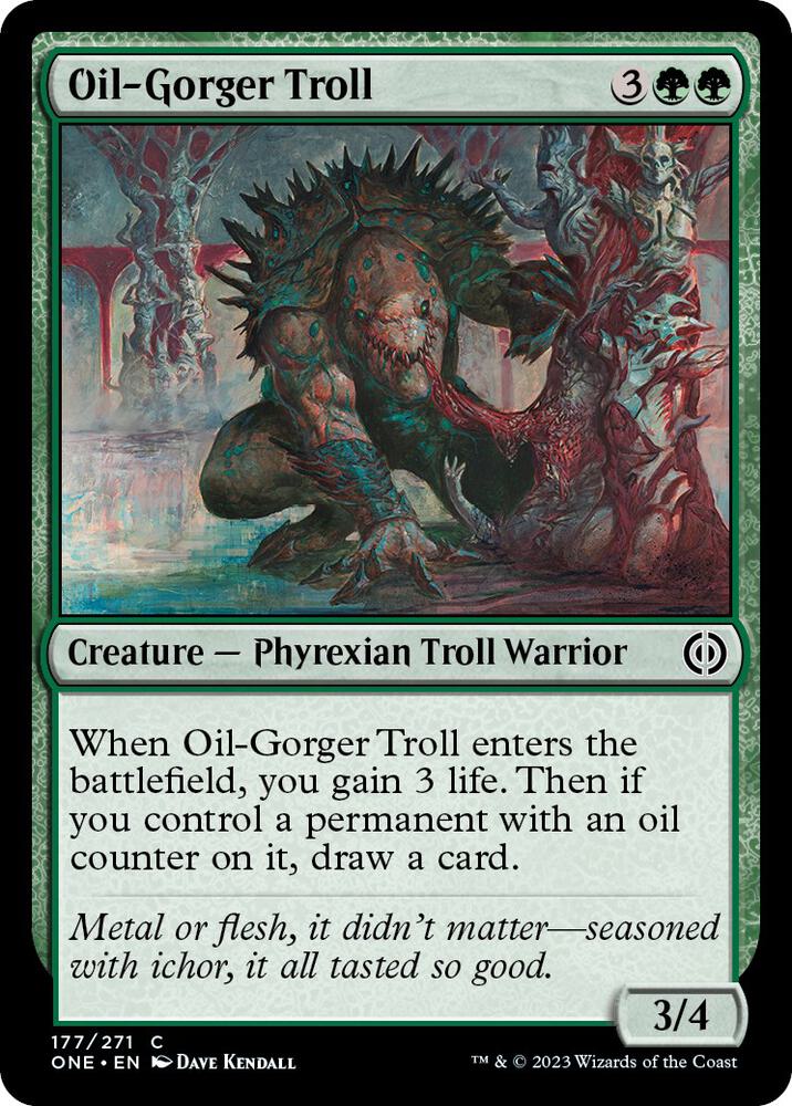 Oil-Gorger Troll (177) [Phyrexia: All Will Be One]