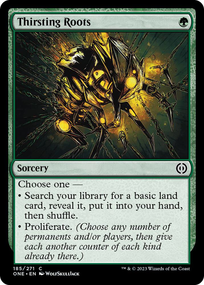 Thirsting Roots (185) [Phyrexia: All Will Be One]