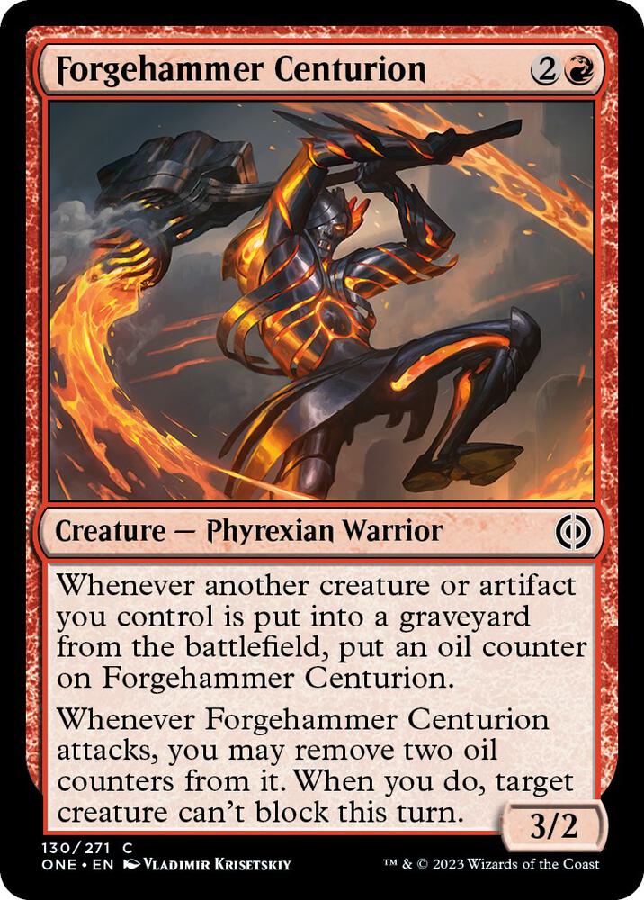 Forgehammer Centurion (130) [Phyrexia: All Will Be One]