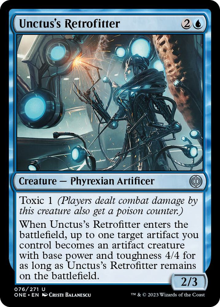 Unctus's Retrofitter (76) [Phyrexia: All Will Be One]